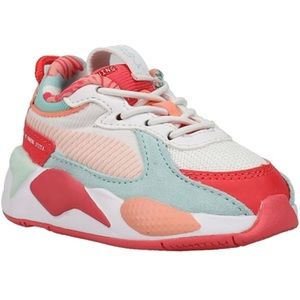PUMA Toddler girls Rd-X Flower Aura 2 Lace Up. Sneakers Shoes Casual White Pink